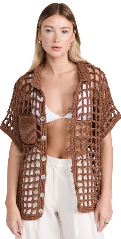Nia Thomas Sessa Shirt Tawny Brown