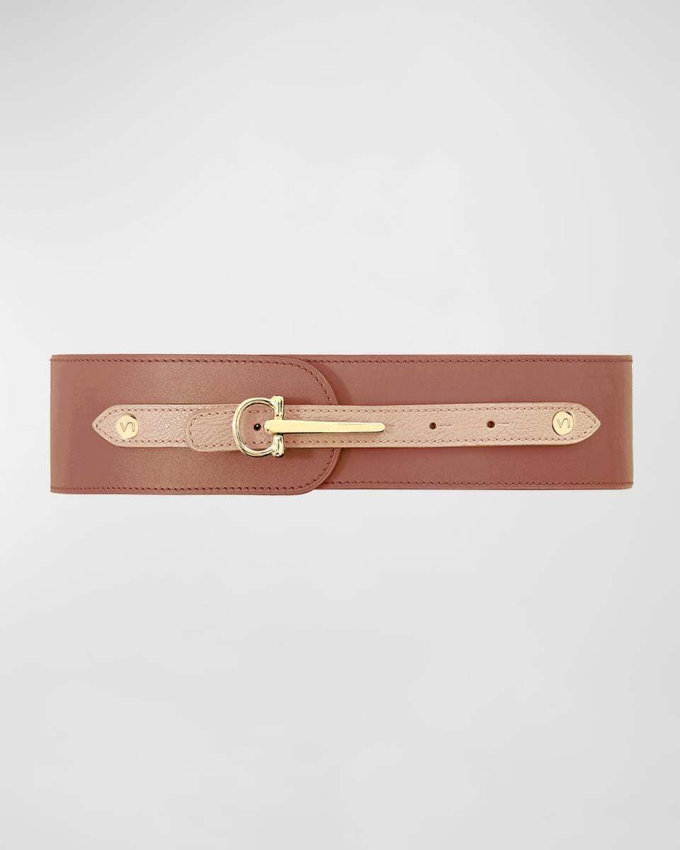 La Gracieuse Wide Leather Belt