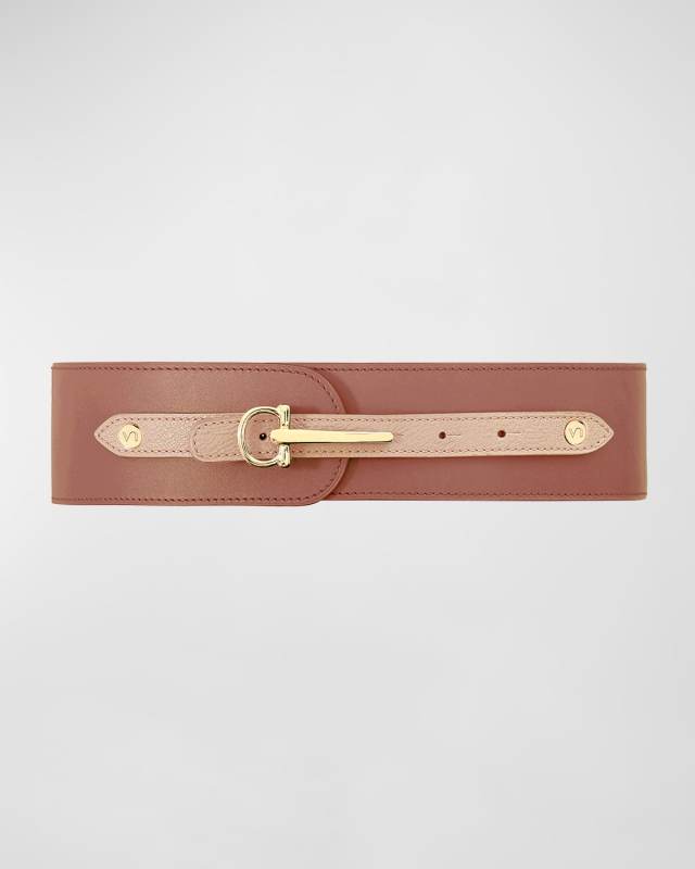 La Gracieuse Wide Leather Belt