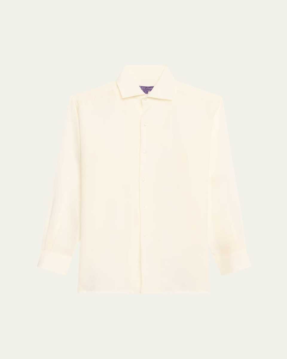 Capri Button Down Linen Voile Shirt