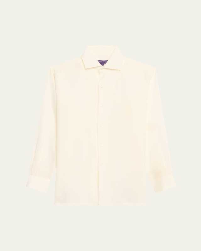 Capri Button Down Linen Voile Shirt