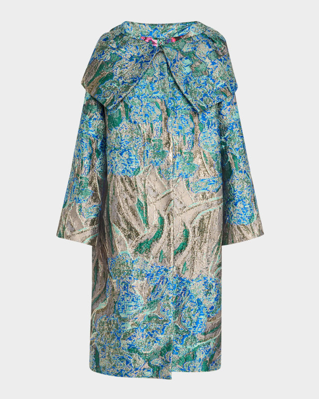 Anselm Jackie Metallic Opera Coat