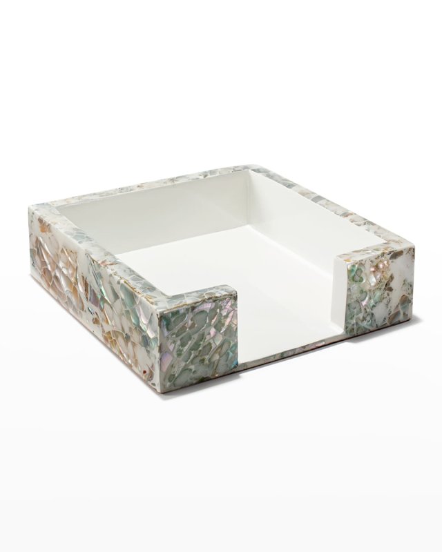 Mother-of-Pearl Dinner Napkin Holder