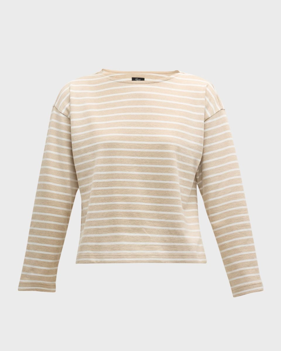Macy Striped Cotton T-Shirt