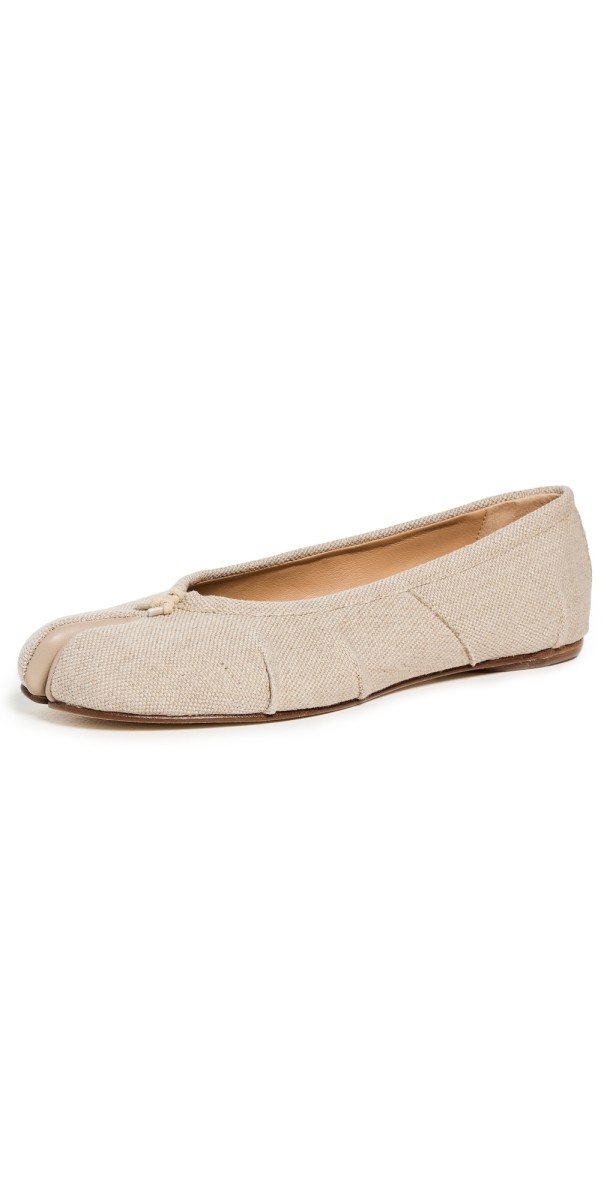 Maison Margiela Tabi Ballerina New Flats Natural
