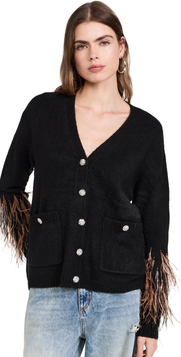 Cinq à Sept Dreama Marnie Cardigan Black Multi