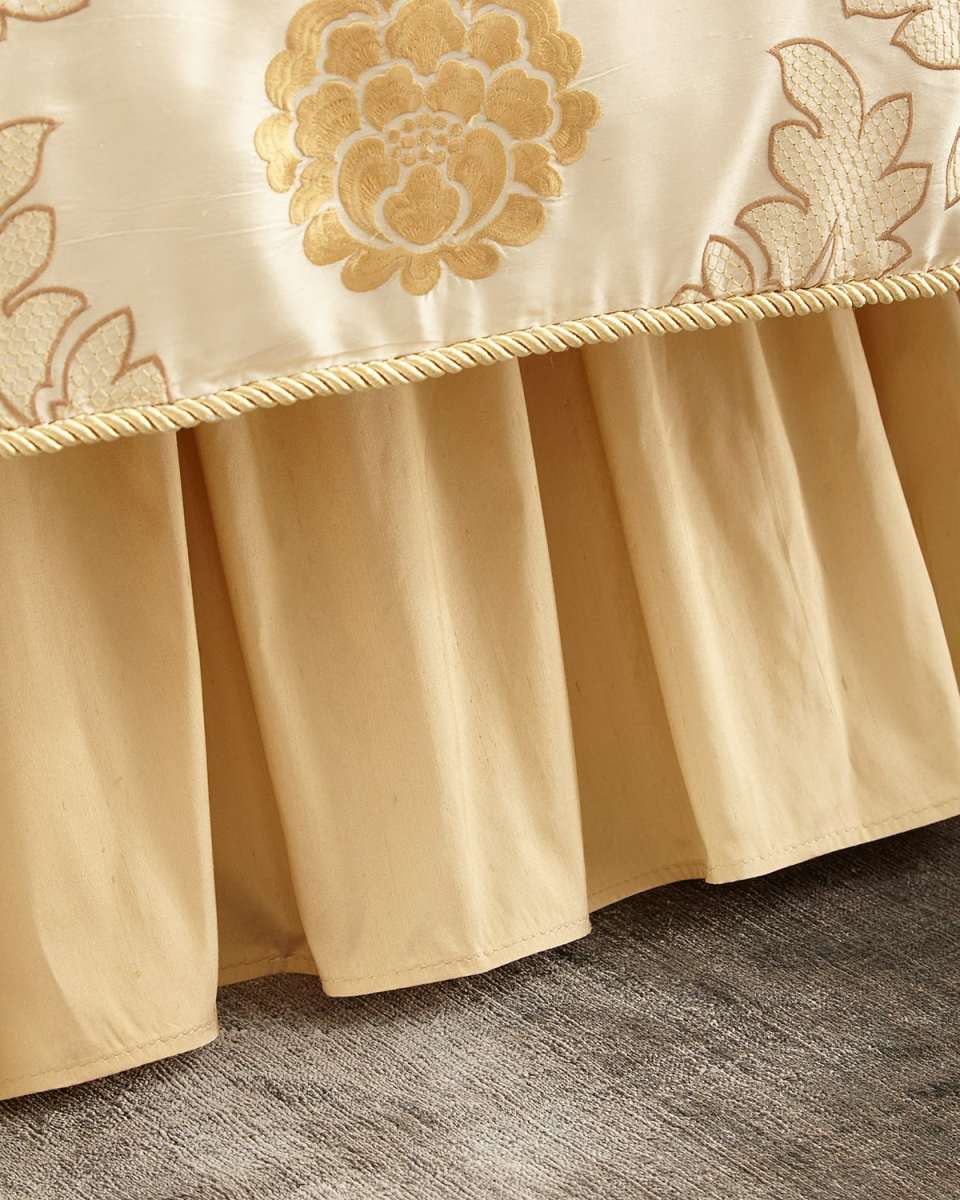 Coronado Silk Ruffle Dust Skirt, Califor