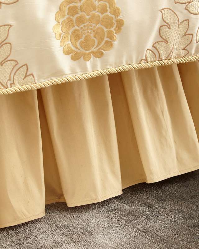 Coronado Silk Ruffle Dust Skirt, Califor