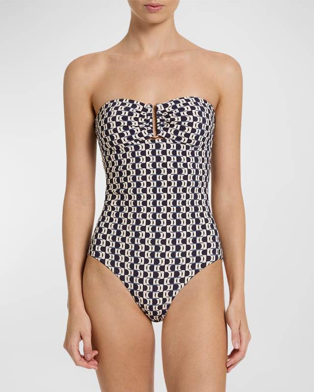 Rio Molded Cup Bandeau One-Piece Swimsuit