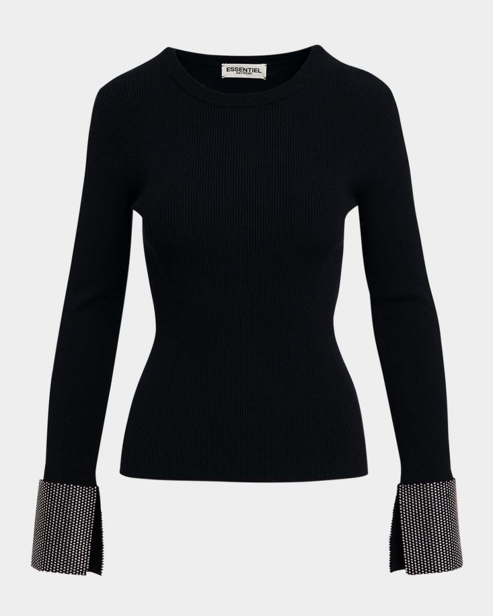 Gomi Embellished-Cuff Sweater