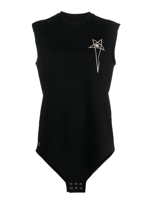 Rick Owens Pull Col Rond - Noir