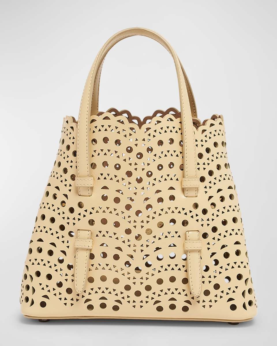Mina 20 Tote Bag in Vienne Wave Perforated Leather