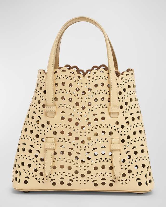 Mina 20 Tote Bag in Vienne Wave Perforated Leather
