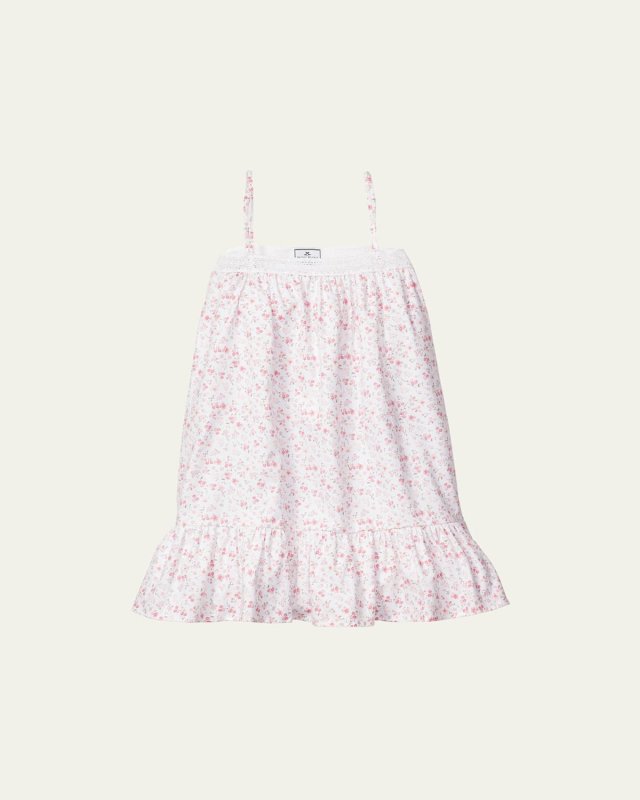 Girl's Dorset Floral-Print Nightgown, Size 6M-1
