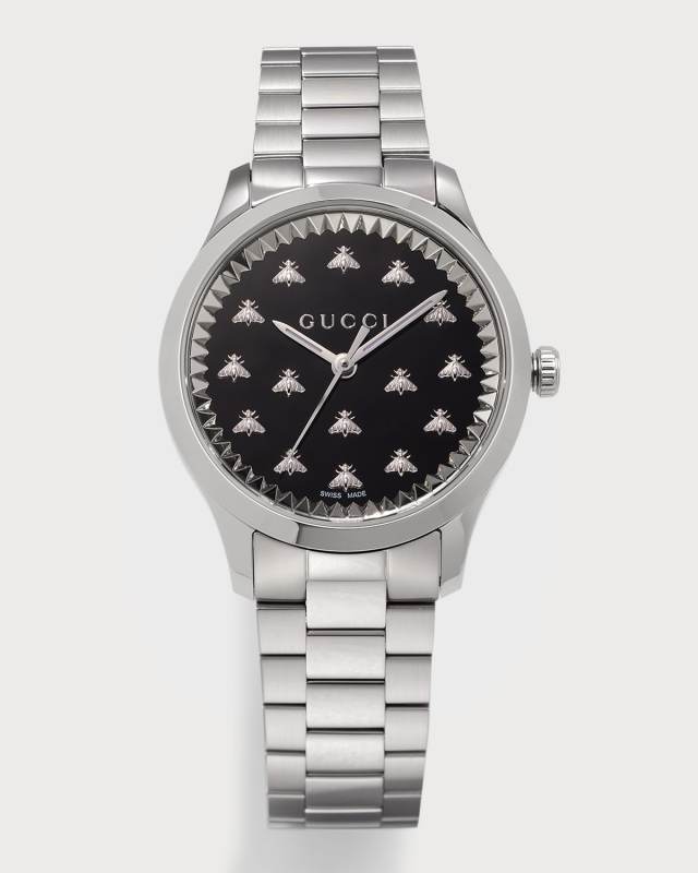 32mm Onyx Bee Bracelet Watch
