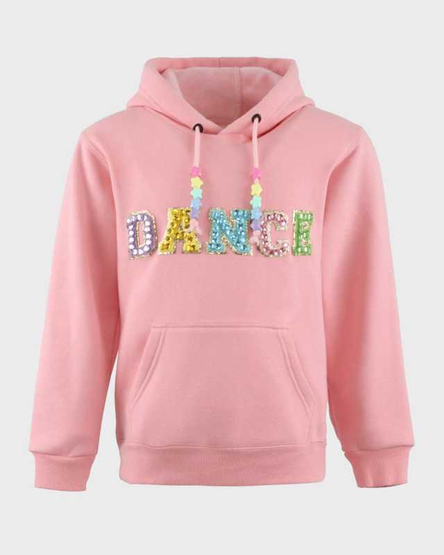 Girl's Dance Gem Hoodie, Size 2-14