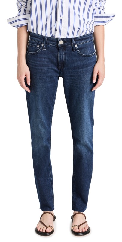 rag & bone Dre Low-Rise Slim Boyfriend Jeans Ella