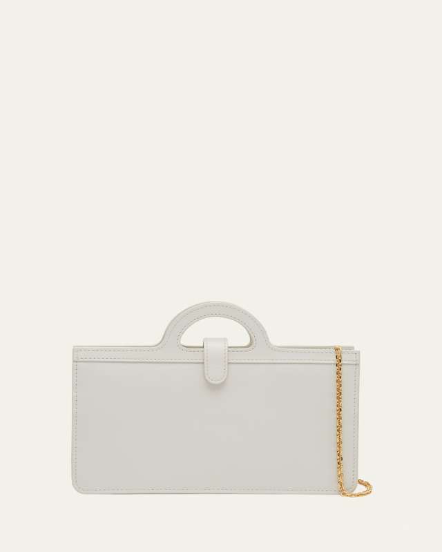 Calfskin Leather Wallet on Chain