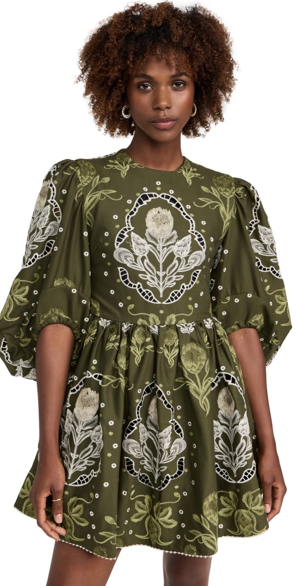 Agua by Agua Bendita Raquel Mini Relato Dress Multicolor