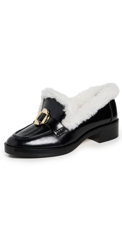Larroudé Bobbie Loafers Black