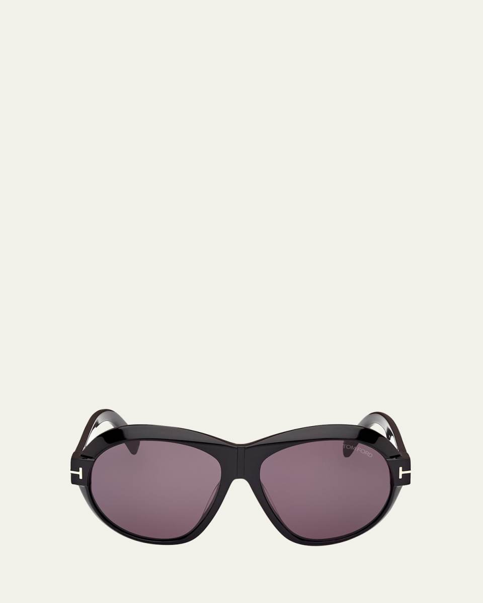 Inger Acetate Round Sunglasses