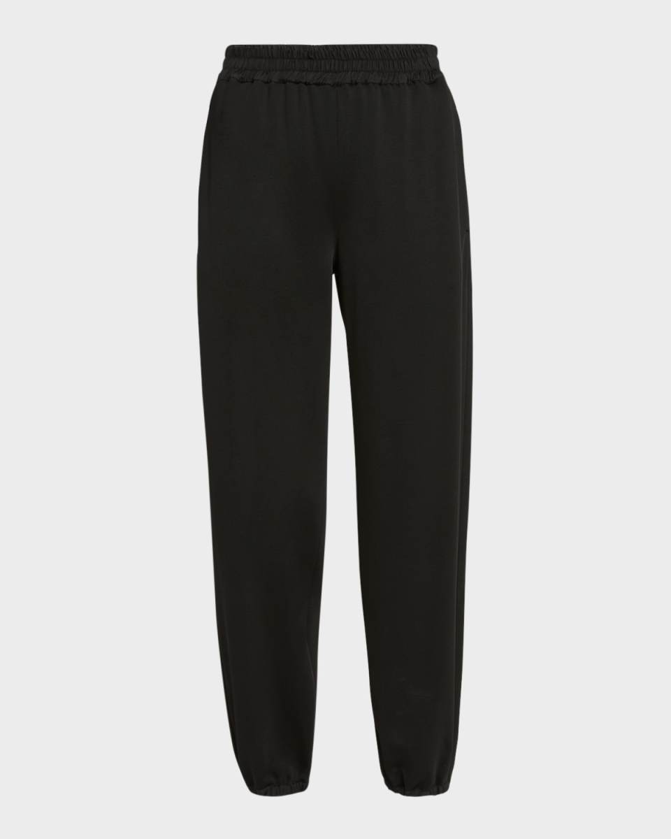Mid-Rise Straight-Leg Pull-On Sweatpants