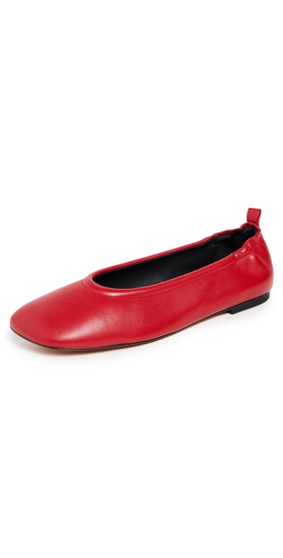3.1 Phillip Lim ID Stretch Back Ballet Flats Lipstick Red