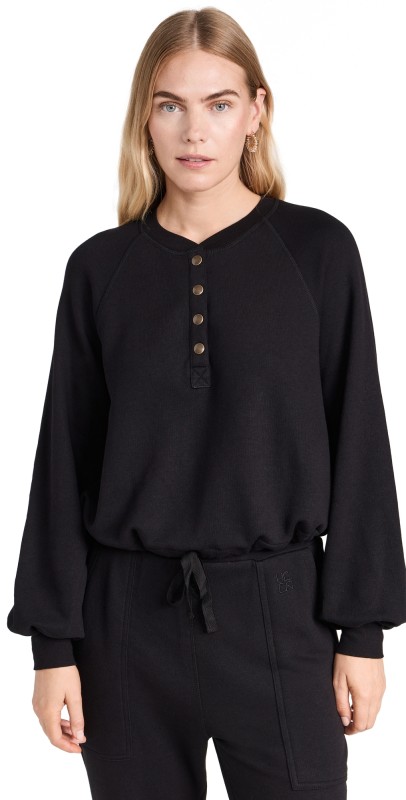Ulla Johnson Tess Pullover Sweatshirt Noir