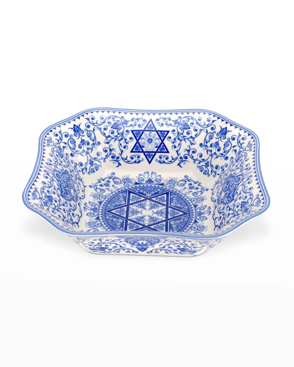 Judaica Square Salad/Serving Dish