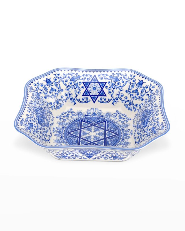 Judaica Square Salad/Serving Dish