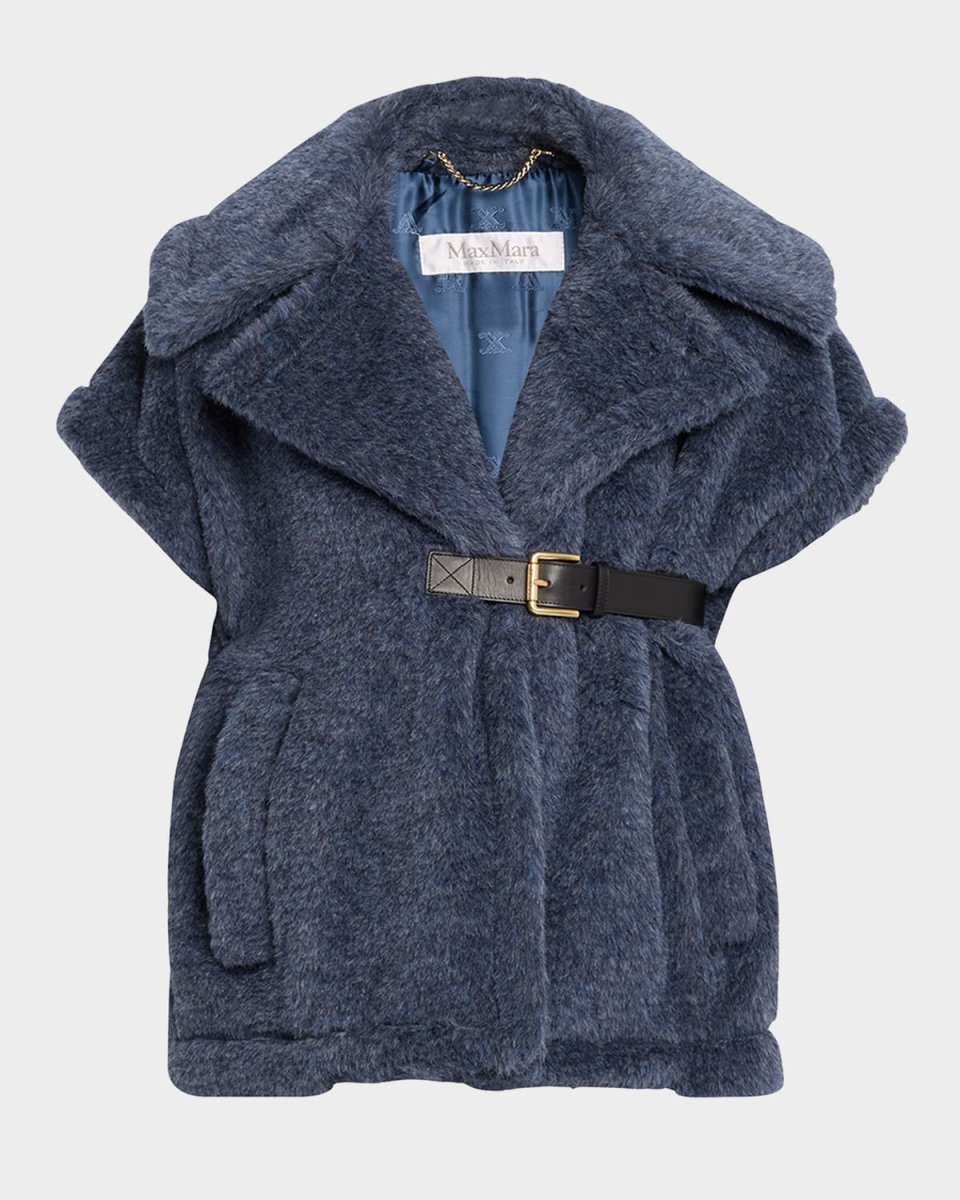 Belted Wool Vest Cap