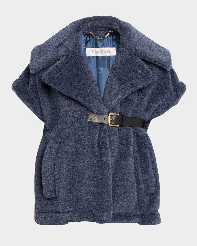 Belted Wool Vest Cap
