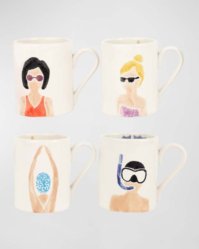 Riviera Assorted Mugs, Set of 4