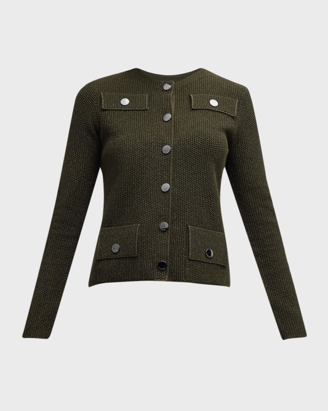 Bi-Layer Metallic Mesh Jacket
