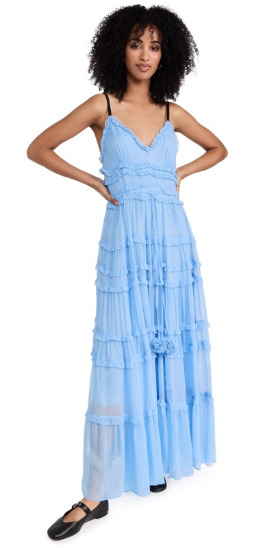Lee Mathews Leyla Dress Sky