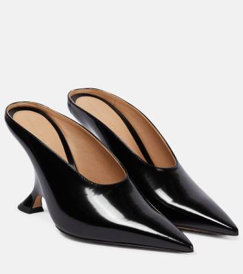 Bottega Veneta Rocket patent leather mules