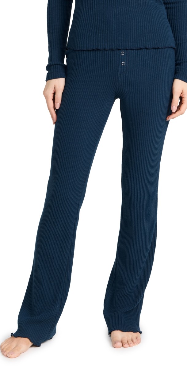 PJ Salvage Reloved Rib Pants Navy