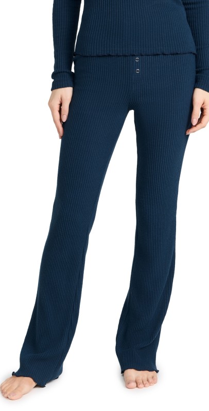 PJ Salvage Reloved Rib Pants Navy