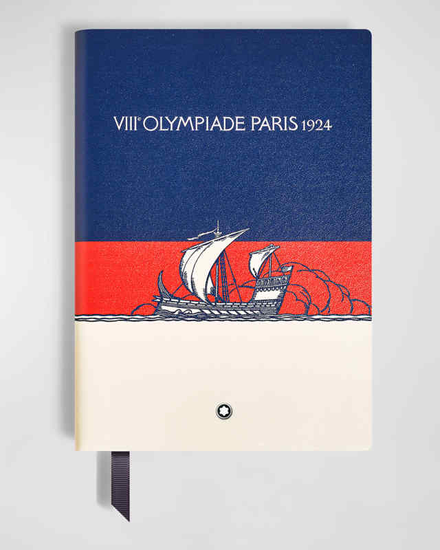 Fine Stationary Leather Notebook #146, Olympic Heritage Paris