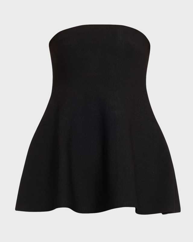 Ioanna Strapless Peplum Top