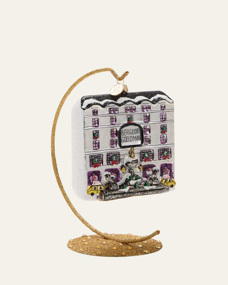 Bergdorf Goodman Store 3D Molded Christmas Ornament