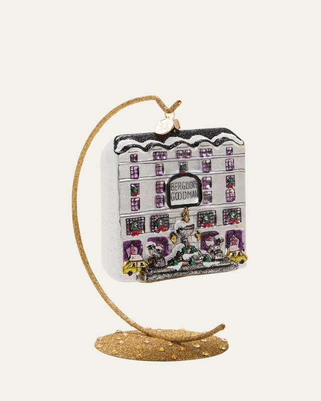 Bergdorf Goodman Store 3D Molded Christmas Ornament