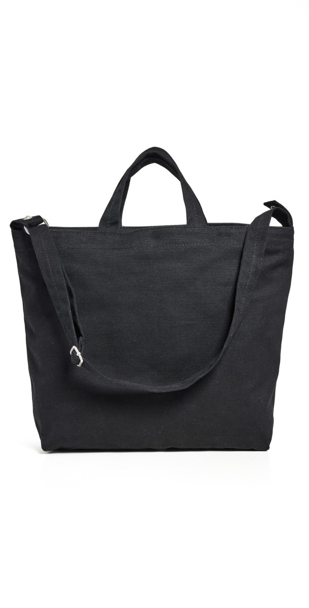 BAGGU Horizontal Zip Duck Bag Black