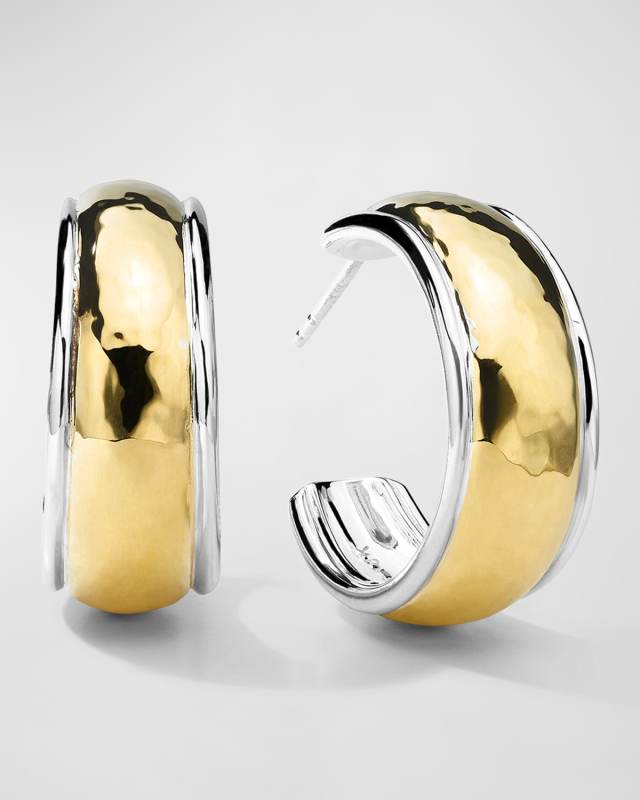 Tapperd Dome Hoop Earrings in Chimera
