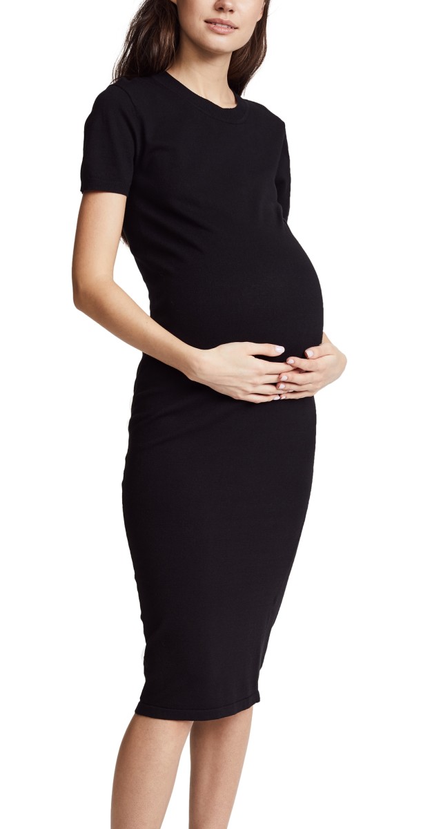 HATCH Eliza Dress Black