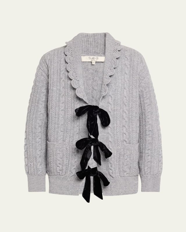 Mariella Tie-Front Cardigan