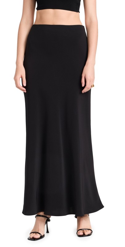 STAUD Tura Skirt Black