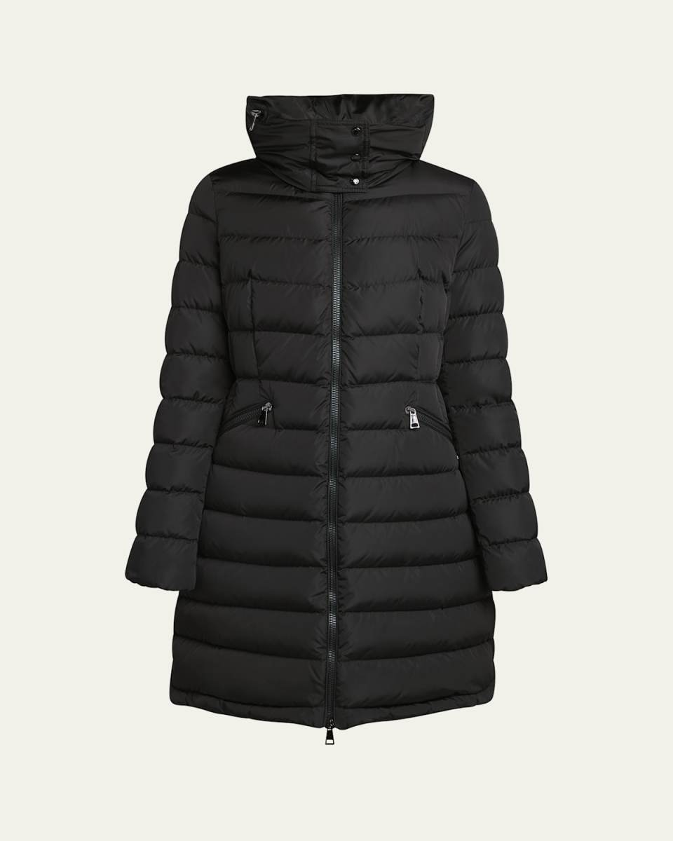 Flammette Long Puffer Coat