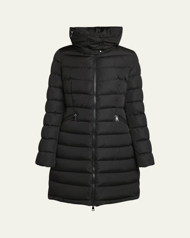 Flammette Long Puffer Coat
