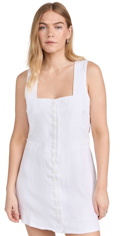 FAITHFULL THE BRAND Marinia Mini Dress White